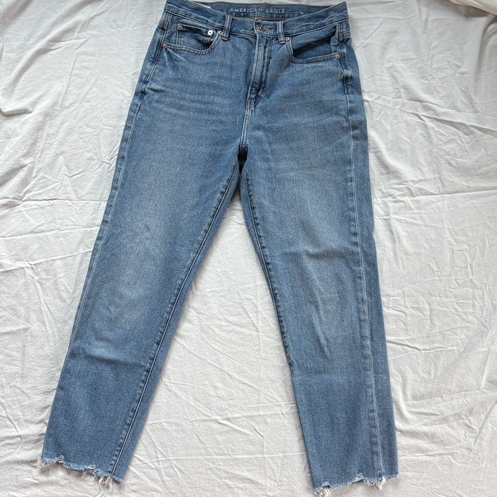 American Eagle Outfitters Light Blue Mom Jeans